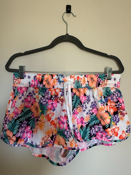 OP Other - OP Ocean Pacific Floral Running Shorts L 11-13 Tropical Beach Shorts